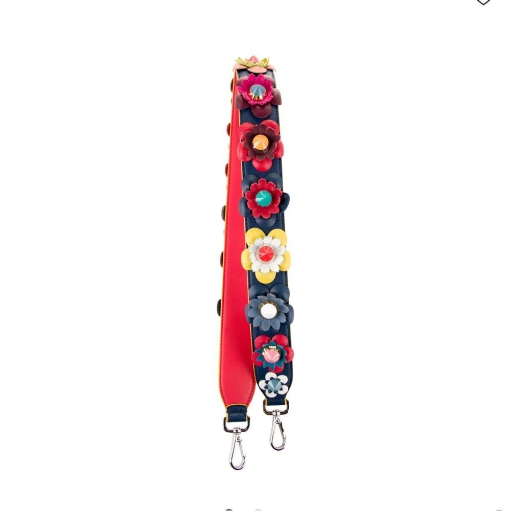 Fendi Flowerland Multicolor Bag Strap